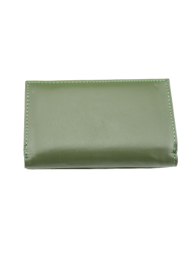 Portofel Piele Naturala ST031 verde kaki