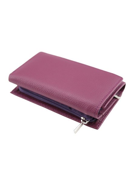 Portofel Piele Naturala ST031 Purple Red