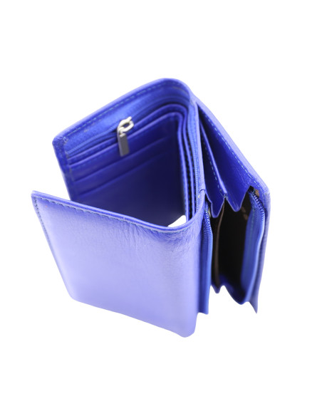 Portofel Piele Naturala ST031 Saphire Blue