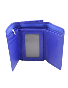 Portofel Piele Naturala ST031 Saphire Blue 2