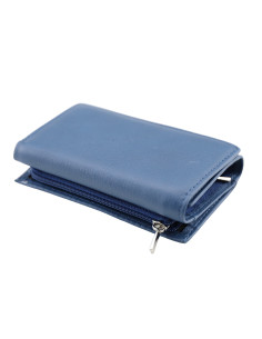 Portofel Piele Naturala ST031 Blue