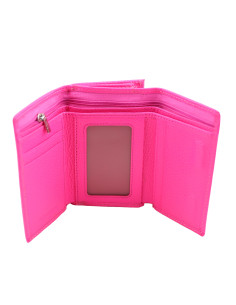 Portofel Piele Naturala ST031 Fucsia 2