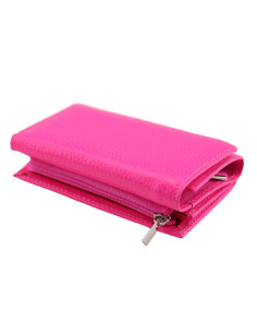 Portofel Piele Naturala ST031 Fucsia