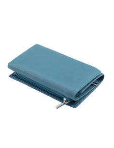 Portofel Piele Naturala ST031 Baby-Blue