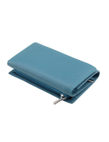 Portofel Piele Naturala ST031 Baby-Blue