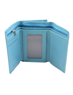Portofel Piele Naturala ST031 Baby-Blue 2