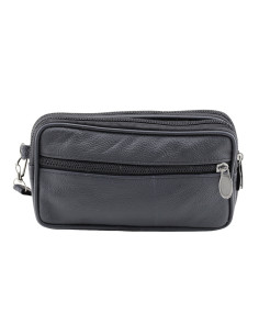 Borseta Piele Naturala Transit Negru 6809 2