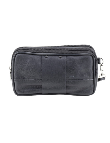Borseta Piele Naturala Transit Negru 6809