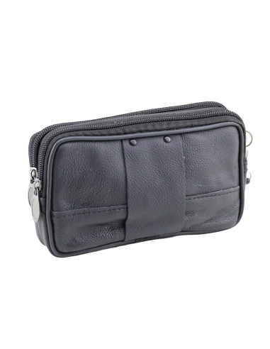 Borseta Piele Naturala Transit Negru 6809