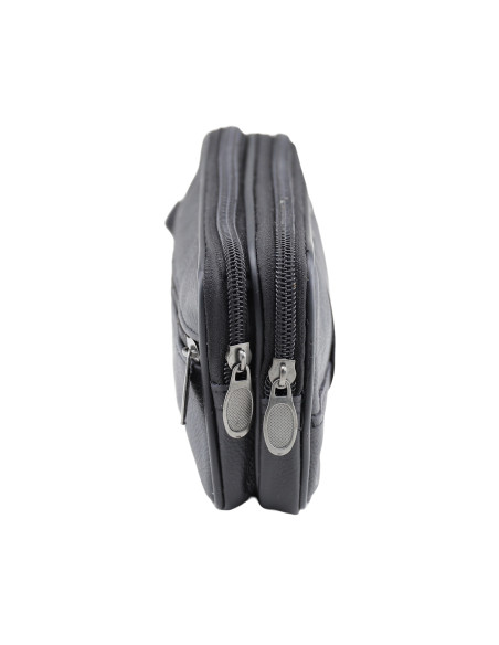 Borseta Piele Naturala Transit Negru 6809
