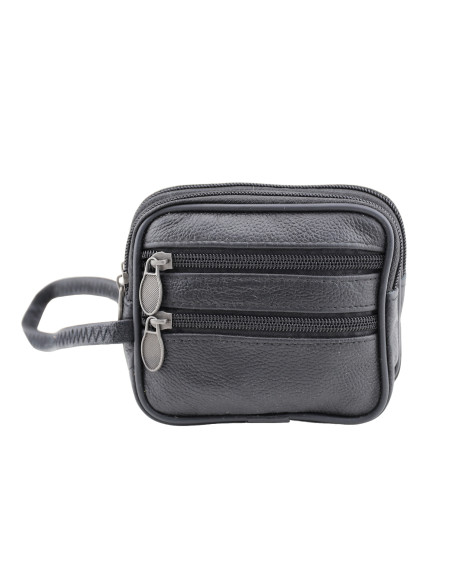 Borseta Piele Naturala Urban Negru 2311