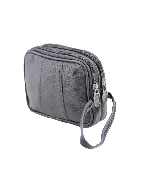 Borseta Piele Naturala Urban Negru 2311