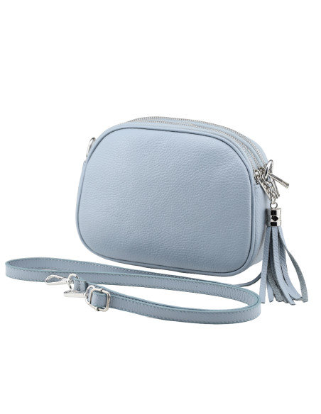 Borseta Piele Naturala Bella Baby Blue