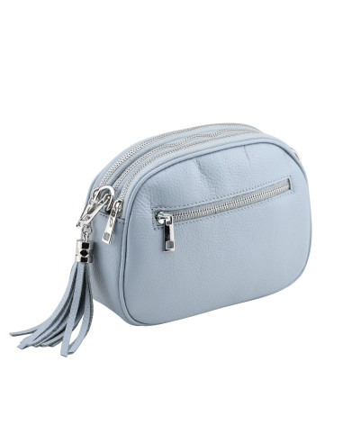 Borseta Piele Naturala Bella Baby Blue