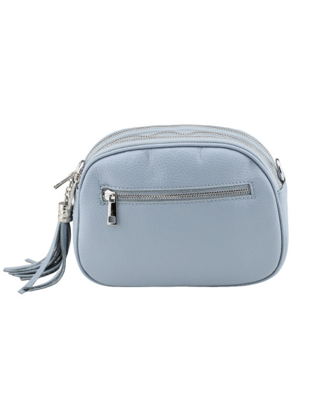 Borseta Piele Naturala Bella Baby Blue