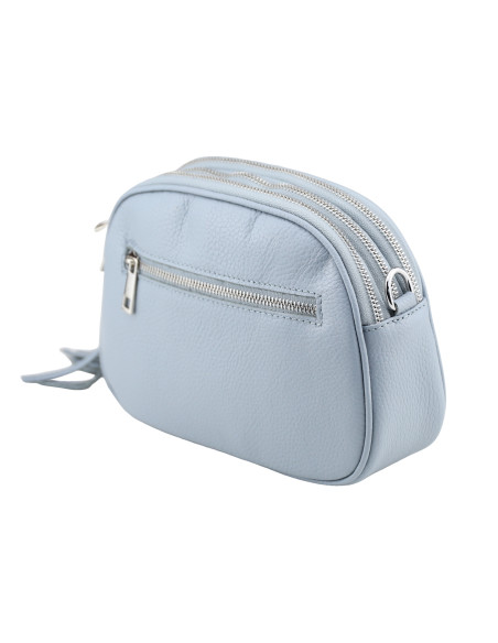 Borseta Piele Naturala Bella Baby Blue