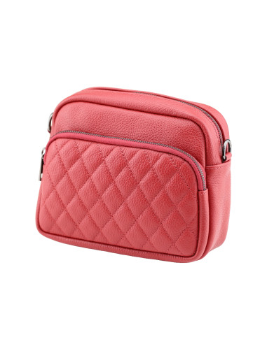 Borseta Piele Naturala Pearl Rosu
