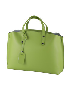 Geanta Piele Naturala Prestige Verde Fistic