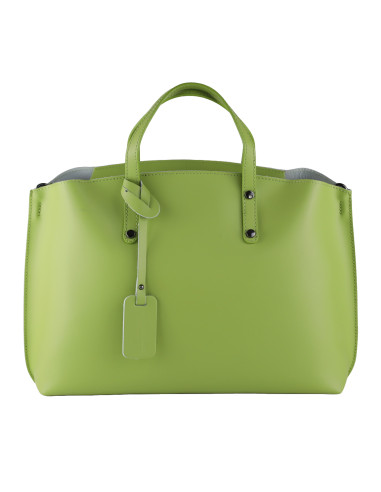 Geanta Piele Naturala Prestige Verde Fistic