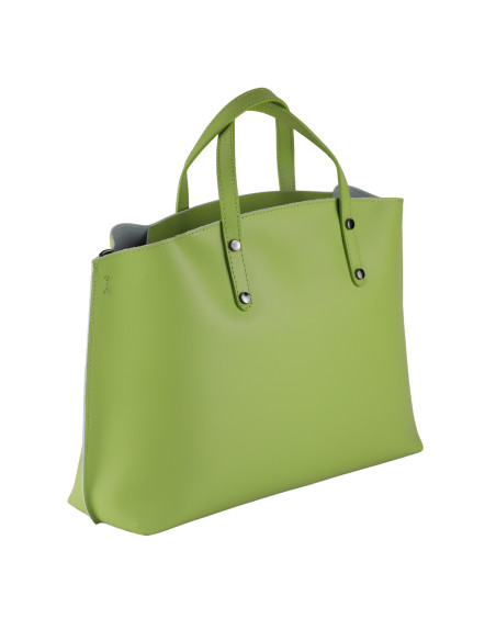 Geanta Piele Naturala Prestige Verde Fistic