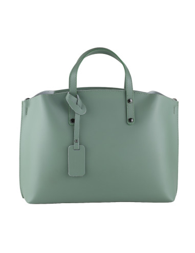 Geanta Piele Naturala Prestige Verde Salvie