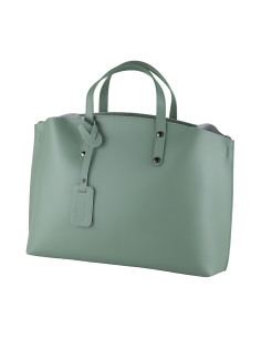 Geanta Piele Naturala Prestige Verde Salvie
