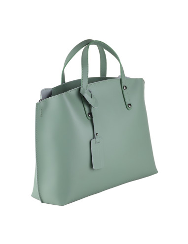 Geanta Piele Naturala Prestige Verde Salvie