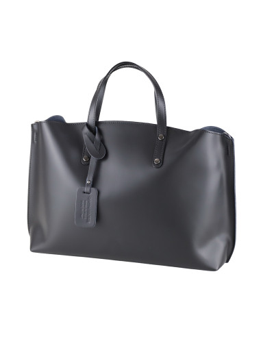 Geanta Piele Naturala Prestige Negru