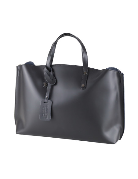 Geanta Piele Naturala Prestige Negru