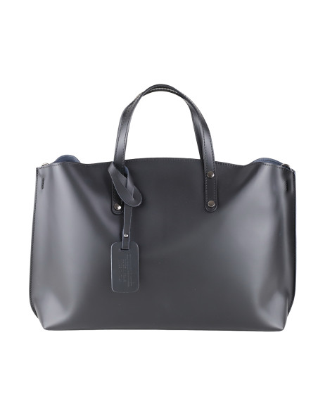 Geanta Piele Naturala Prestige Negru