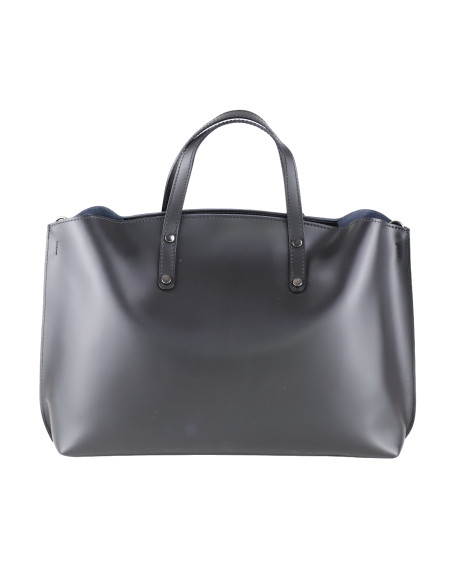 Geanta Piele Naturala Prestige Negru