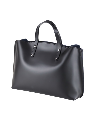 Geanta Piele Naturala Prestige Negru