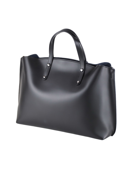Geanta Piele Naturala Prestige Negru