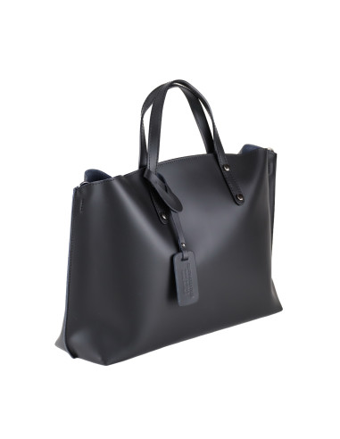 Geanta Piele Naturala Prestige Negru