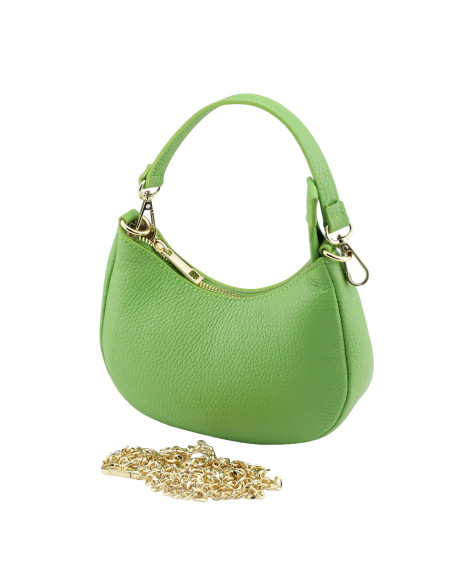 Geanta Piele Naturala Grace Verde Fistic