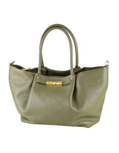 Geanta Piele Naturala Eva Verde Olive