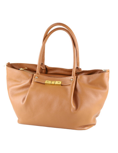 Geanta Piele Naturala Eva Camel