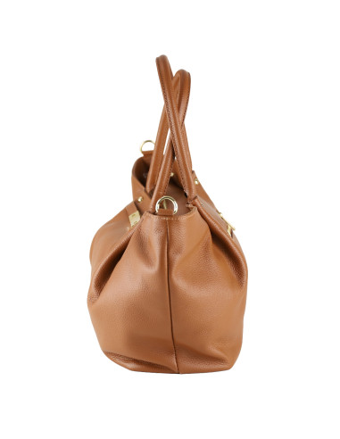 Geanta Piele Naturala Eva Camel