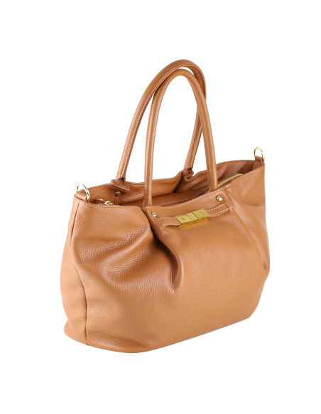 Geanta Piele Naturala Eva Camel