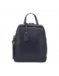 Rucsac Piele Naturala Lekala bleumarin 2
