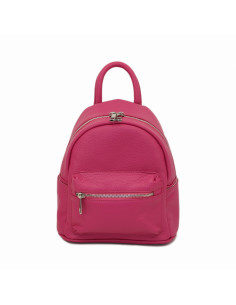 Rucsac Piele Naturala Qiruka fucsia 2