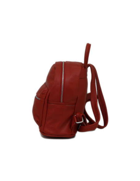 Rucsac Piele Naturala Qiruka rosu