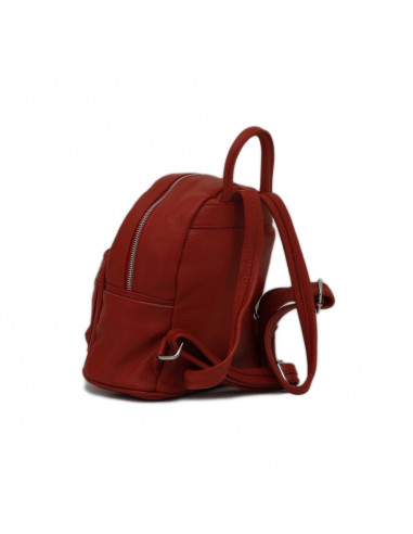 Rucsac Piele Naturala Qiruka rosu
