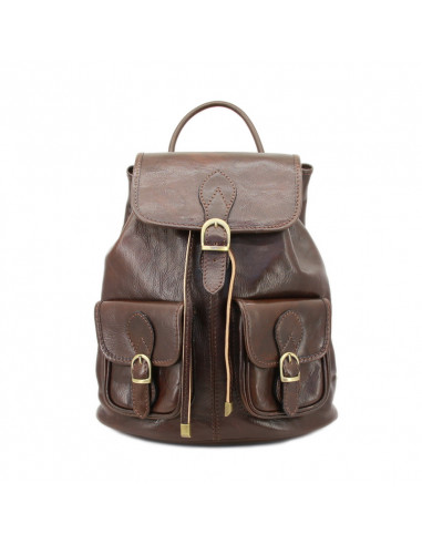 Rucsac Piele Naturala Egypte maro pamant
