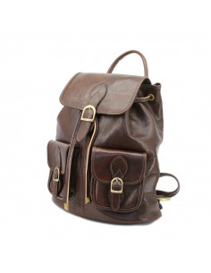 Rucsac Piele Naturala Egypte maro pamant 2