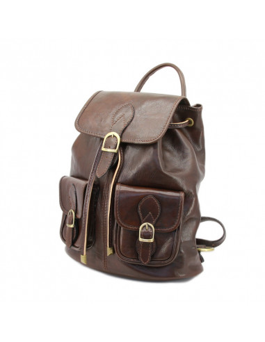 Rucsac Piele Naturala Egypte maro pamant