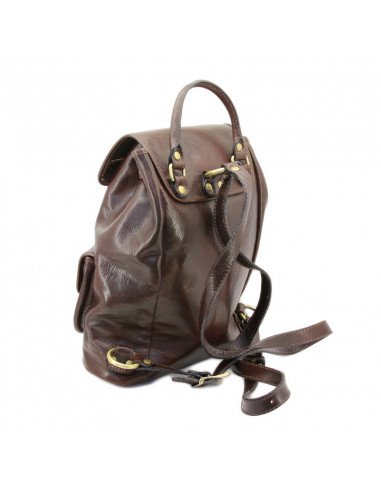 Rucsac Piele Naturala Egypte maro pamant