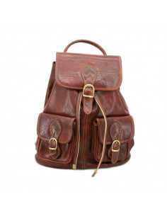 Rucsac Piele Naturala Egypte maro roscat