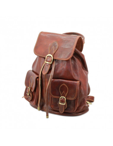 Rucsac Piele Naturala Egypte maro roscat