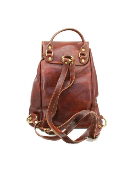 Rucsac Piele Naturala Egypte maro roscat